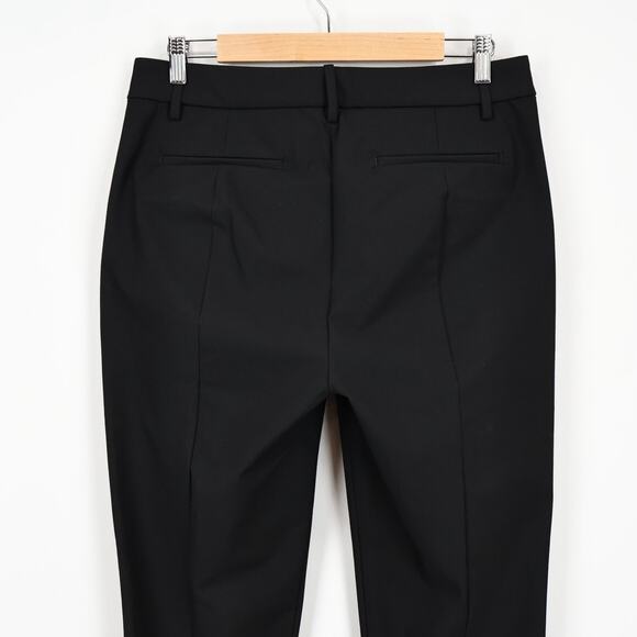NWT J.Crew Factory The Slim-Fit Full-Length Trouser Dress Pant Black 10 Tall - Picture 4 of 8